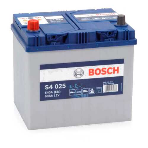 Аккумуляторная Батарея S5 Silver Plus [12v 60ah 540a B00] Bosch в Колеса даром