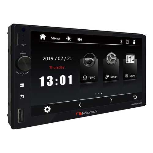 Автомагнитола Nakamichi NAM1700R ,2 din,USB,BT,AUX,сенсор в Колеса даром