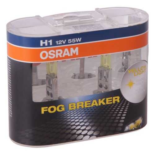 H1 (55w) 12v Лампа Fog Breaker (К-Кт 2шт) OSRAM арт. 62150FBR-HCB в Колеса даром