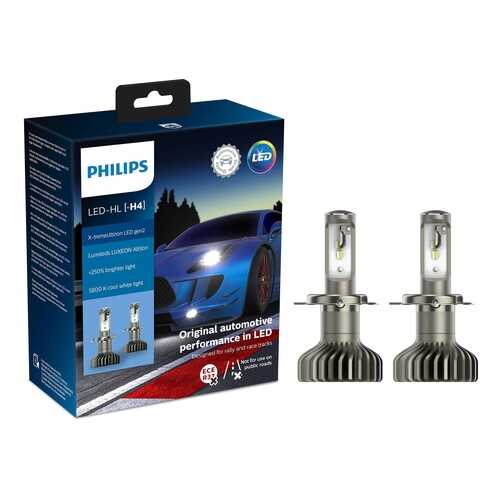 Комплект Светодиодных Ламп 2 Шт Led H7 12v Philips арт. 11972XUWX2 в Колеса даром