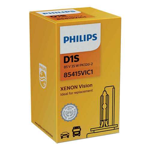 Лампа Газоразрядная D1s Xenon Vision 4600k Philips арт. 85415VIC1 в Колеса даром