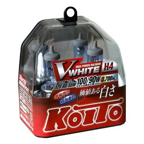 Лампа Koito Whitebeam, Комплект H4 12v 60/55w (100/90w) Пластиковая Упаковка KOITO P0746W в Колеса даром