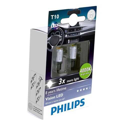 Лампа Wbt10 Led 12933 4000k Philips арт. 12933 в Колеса даром