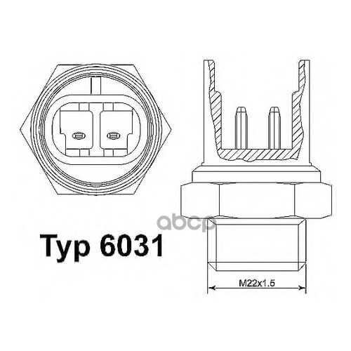 Датчик включения вентилятора Wahler 6031100D в Колеса даром