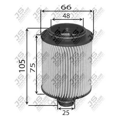 Фильтр масляный двигателя JS Asakashi OE0087 в Колеса даром