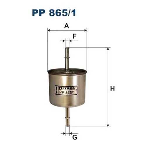 Фильтр топливный Filtron PP8651 в Колеса даром