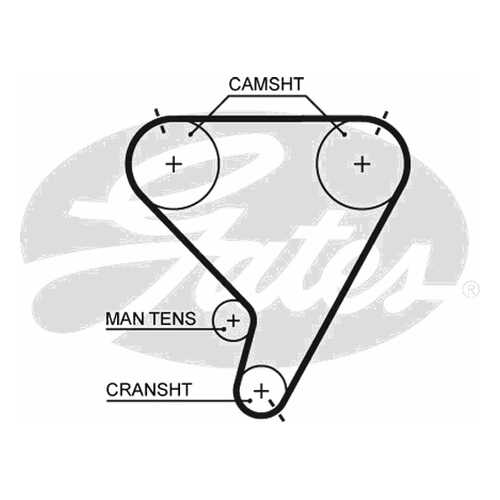 Ремень грм Gates 5448XS в Колеса даром