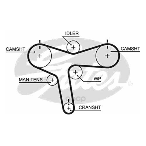 Ремень ГРМ Gates 5515XS в Колеса даром