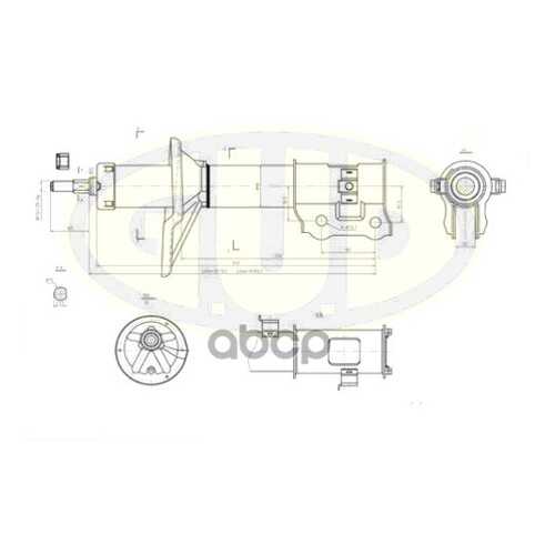 Амортизатор подвески G.U.D GSA333304 в Колеса даром