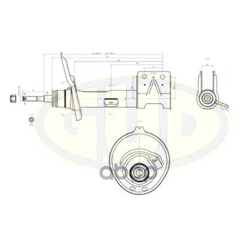 Амортизатор подвески G.U.D GSA333768 в Колеса даром