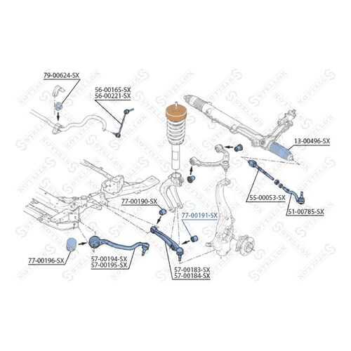 Рычаг независимой подвески колеса STELLOX 77-00191-SX в Колеса даром