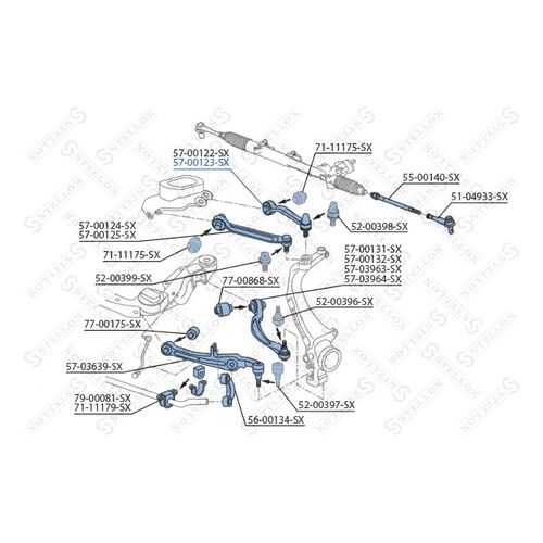 Рычаг подвески Stellox 57-00123-SX в Колеса даром