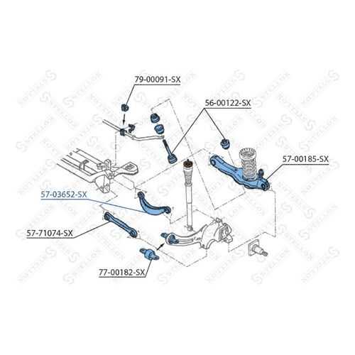 Рычаг подвески Stellox 57-03652-SX в Колеса даром