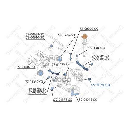 Сайлентблок Stellox 7700780SX в Колеса даром