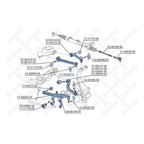 Сайлентблок Stellox 7700868SX в Колеса даром