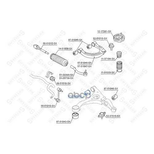 Сайлентблок Stellox 8751044SX в Колеса даром