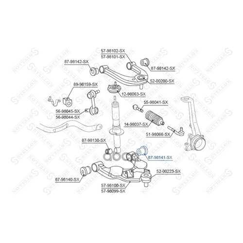 Сайлентблок Stellox 8798141SX в Колеса даром