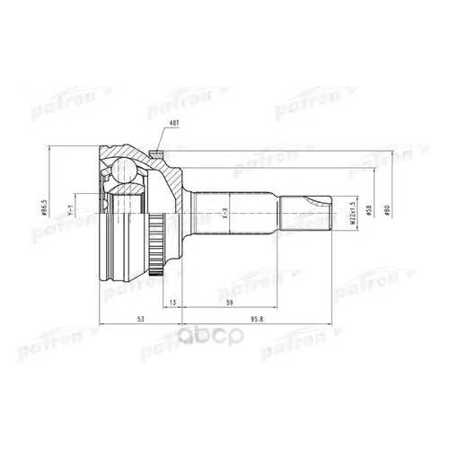 Шрус PATRON PCV2131 в Колеса даром