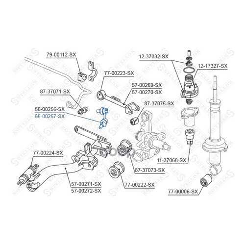 Стойка стабилизатора Stellox 5600257SX в Колеса даром