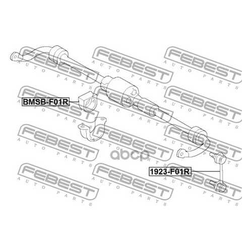 Втулка стабилизатора FEBEST BMSBF01R в Колеса даром