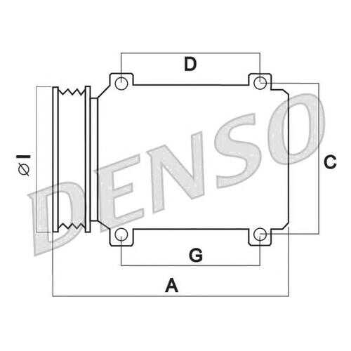 Компрессор кондиционера Denso DCP50301 в Колеса даром