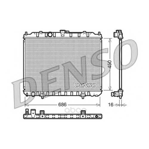 Радиатор 450x686 Denso DRM46004 в Колеса даром