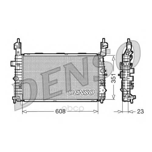 Радиатор 608x351 Denso DRM20093 в Колеса даром