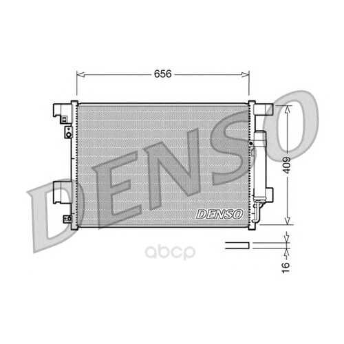 Радиатор кондиционера Denso DCN21001 в Колеса даром