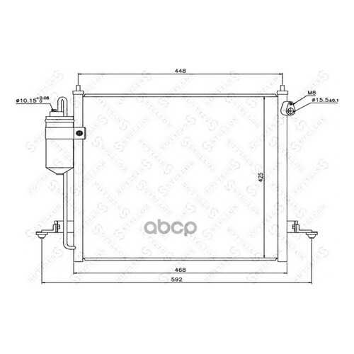 Радиатор кондиционера Stellox 1045584SX в Колеса даром