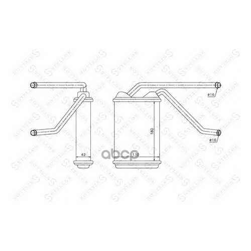 Радиатор печки Stellox 1035104SX в Колеса даром
