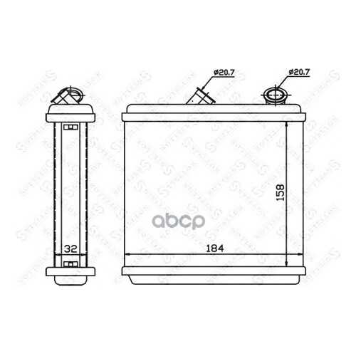 Радиатор печки Stellox 1035128SX в Колеса даром