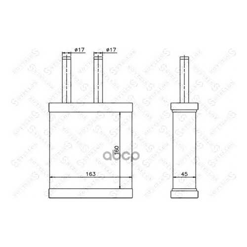 Радиатор печки Stellox 1035189SX в Колеса даром