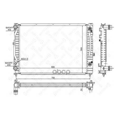 Радиатор системы охлаждения Stellox 1025063SX в Колеса даром