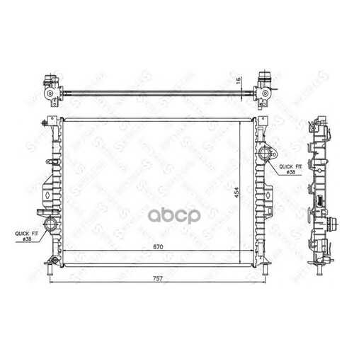 Радиатор системы охлаждения Stellox 1025456SX в Колеса даром