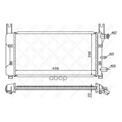 Радиатор системы охлаждения Stellox 1025807SX в Колеса даром