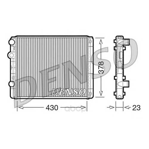 Радиатор системы охлаждения vw polo, seat arosa 94 Denso DRM32030 в Колеса даром