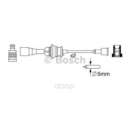 Комплект высоковольтных проводов Bosch 0986357266 в Колеса даром