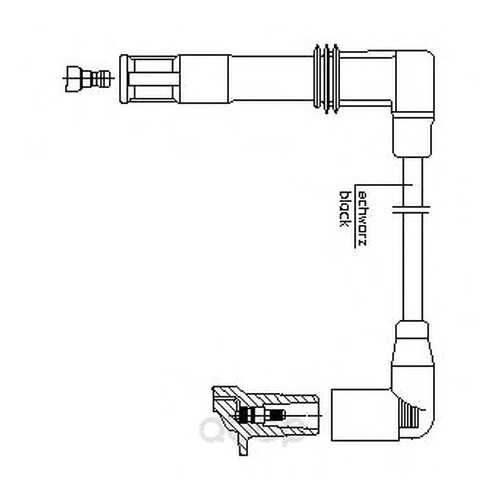 Провод высоковольтный audi/seat/skoda/vw BREMI 1a13/33 в Колеса даром