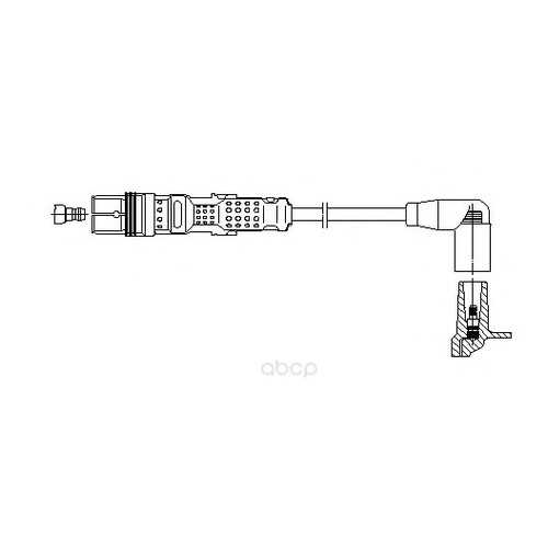 Провод высоковольтный seat/vw/skoda BREMI 1a02/61 в Колеса даром