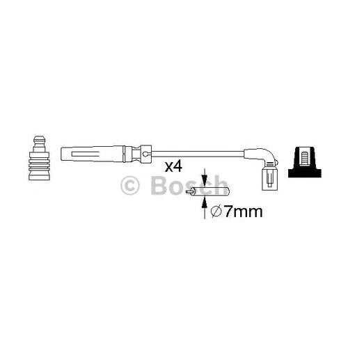 Провода высоковольтные Bosch 0986356987 в Колеса даром