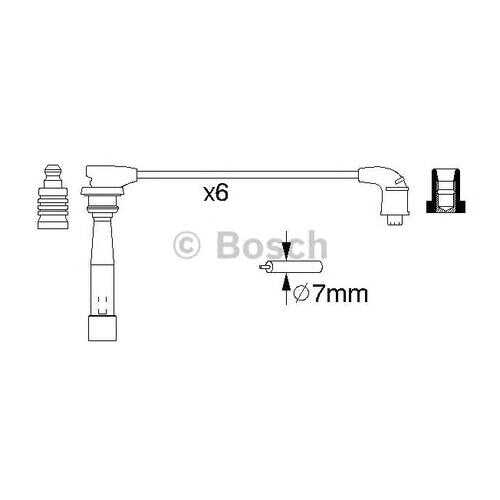 Провода высоковольтные Bosch 0986356992 в Колеса даром