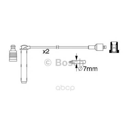 Провода высоковольтные комплект Bosch 0986357154 в Колеса даром