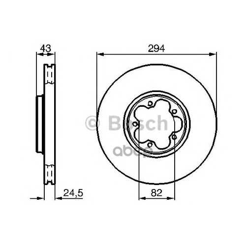 Диск тормозной BOSCH 0986478303 в Колеса даром