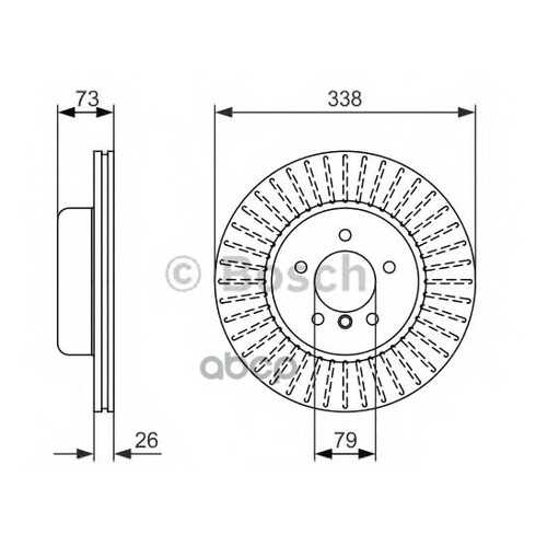 Диск тормозной BOSCH 0986479773 в Колеса даром