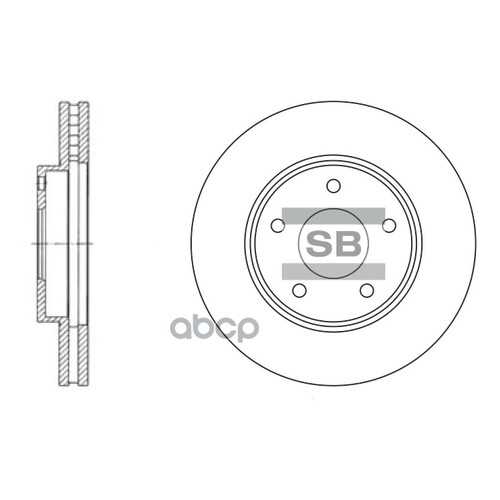 Диск тормозной SANGSIN BRAKE SD4202 в Колеса даром