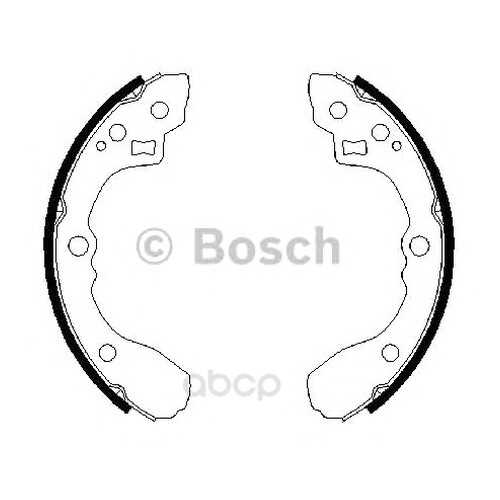 Колодки барабанные задние Bosch 0986487687 в Колеса даром