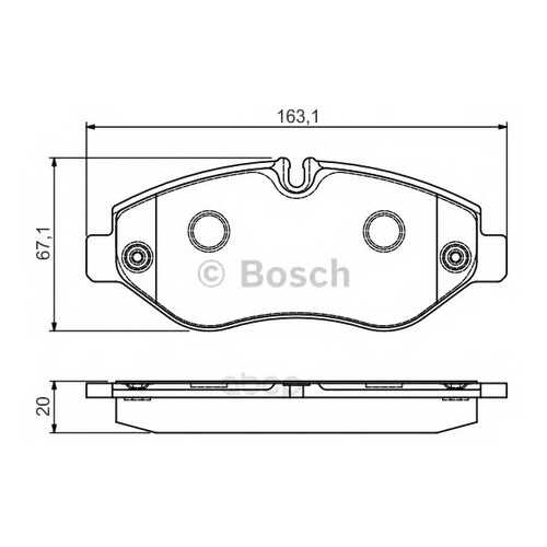 Колодки тормозные Bosch 0986495113 в Колеса даром