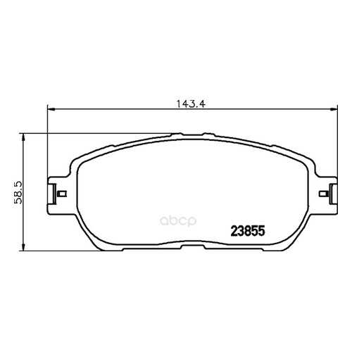 Колодки тормозные Hella 8DB355014441 в Колеса даром