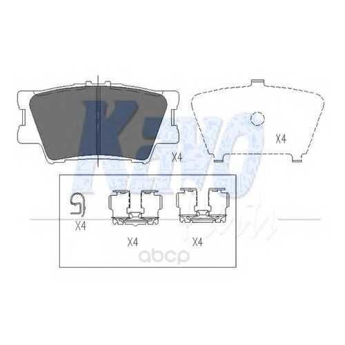 Колодки тормозные kavo parts KBP9086 в Колеса даром