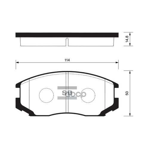 Колодки тормозные SANGSIN SP1142 в Колеса даром